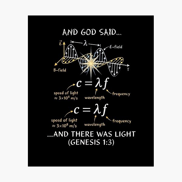 Item preview, And God Said And There Was Light designed and sold by Zbixu.