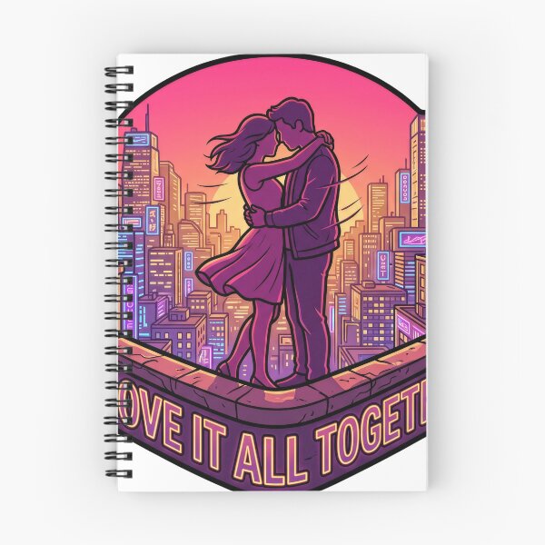 Item preview, Rooftop Sunset Embrace Couple designed and sold by LunaMarkos.