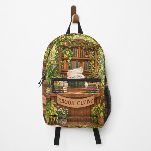 Item preview, Cozy Book Club Cat in Garden designed and sold by Pure Craft.