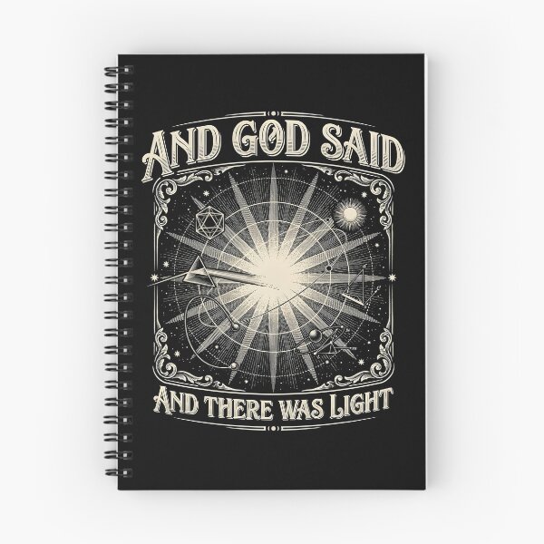Item preview, And God Said And There Was Light Physics Math Humor designed and sold by Redgiant87x.