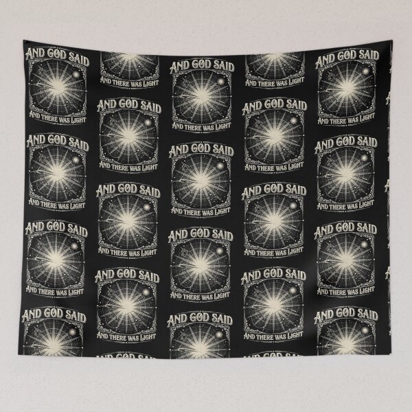 Item preview, And God Said And There Was Light Physics Math Humor designed and sold by Redgiant87x.