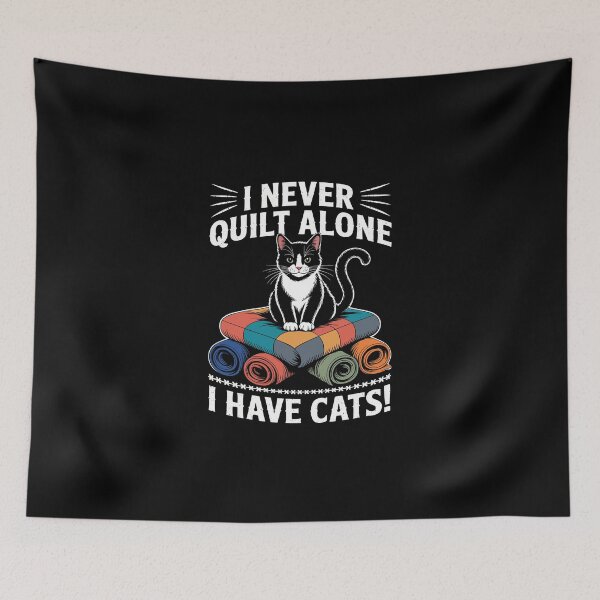 Item preview, I never quilt alone; designed and sold by jkrphoto.