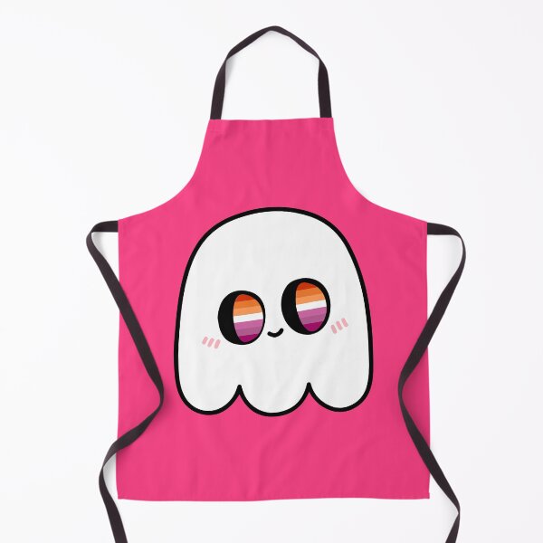 Item preview, Kawaii Sapphic Ghost – Lesbian Halloween Pride designed and sold by Cannaxes Studio.
