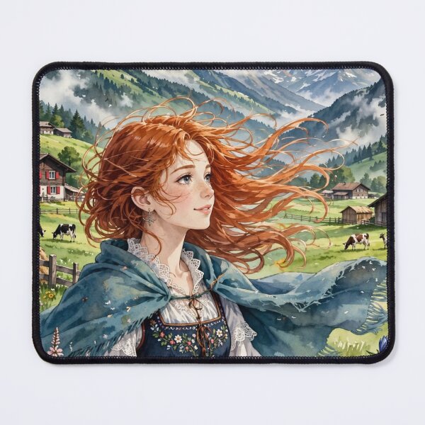 Item preview, Switzerland - Swiss Alps farms , Redhead Knight Time Traveler 2 designed and sold by DibujandoPorfa.