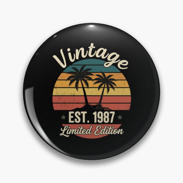 Item preview, Vintage Est 1987 Limited Edition Birthday Born In 1987 designed and sold by PopStars1993.