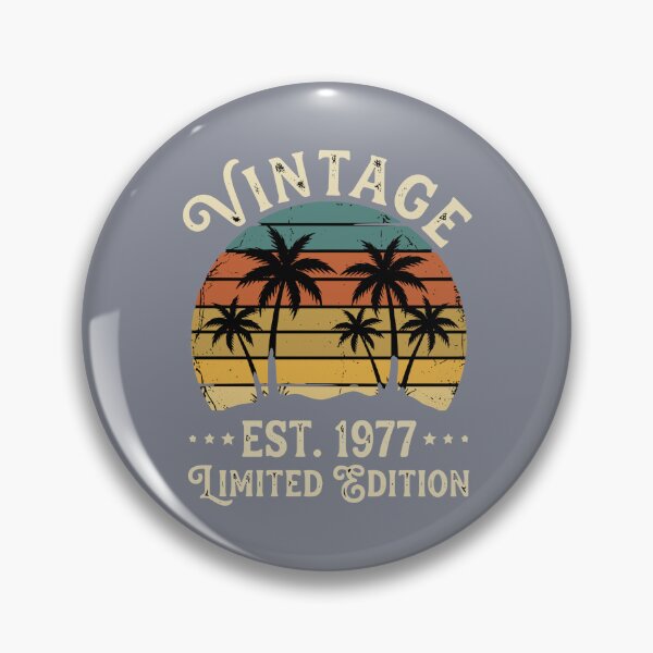 Item preview, Vintage Est. 1977 Limited Edition Born 1977 Birthday Retro Men Women designed and sold by SofiBlair.