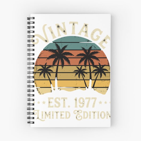 Item preview, Vintage Est. 1977 Limited Edition Born 1977 Birthday Retro Men Women designed and sold by SofiBlair.