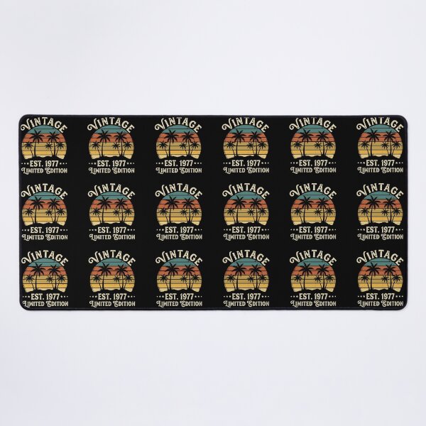 Item preview, Vintage Est. 1977 Limited Edition Born 1977 Birthday Retro Men Women designed and sold by SofiBlair.