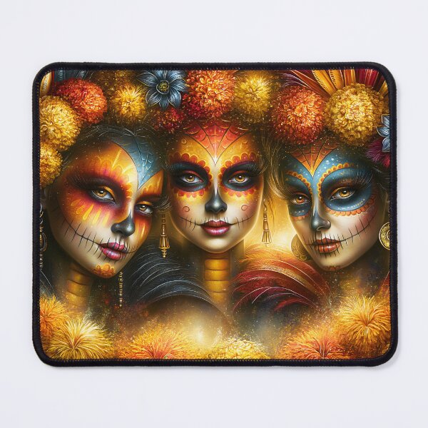 Item preview, Vibrant Day of the Dead Celebration Portraits designed and sold by Artessie.