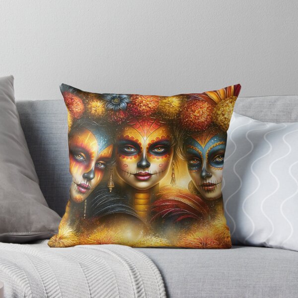 Item preview, Vibrant Day of the Dead Celebration Portraits designed and sold by Artessie.