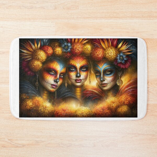 Item preview, Vibrant Day of the Dead Celebration Portraits designed and sold by Artessie.
