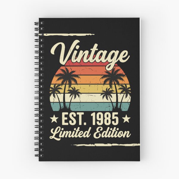 Aperçu de l'œuvre Vintage Est. 1985 Édition limitée Né en 1985 Anniversaire Années 80 créée et vendue par PopStars1993.