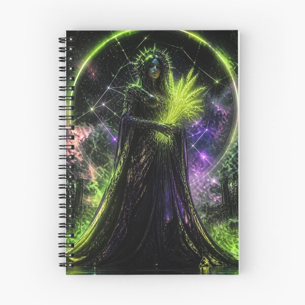 Item preview, Cyberpunk Virgo Zodiac - Neon Gothic Mechanical Maiden designed and sold by LazyDayzCo.