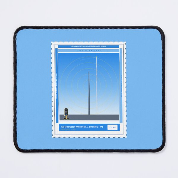 Item preview, RAE Argentina Shortwave SWL DX Stamp 11710 kHz 1955–Present designed and sold by TribeGlyph.
