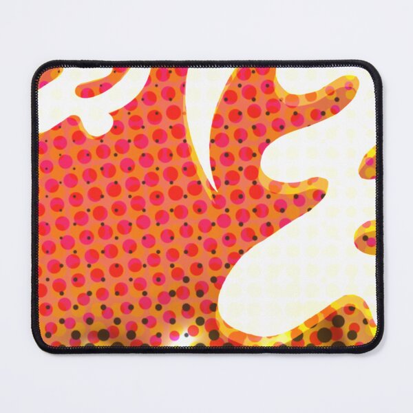 Item preview, Ghana Gye Nyame (Give to God White Symbol) Pink, Orange Gold Abstract Halftone designed and sold by ZodiacGradient.