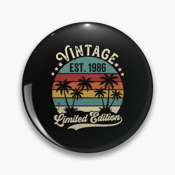 Item preview, Vintage Est. 1986 Limited Edition Birthday Born In 1986 designed and sold by PopStars1993.