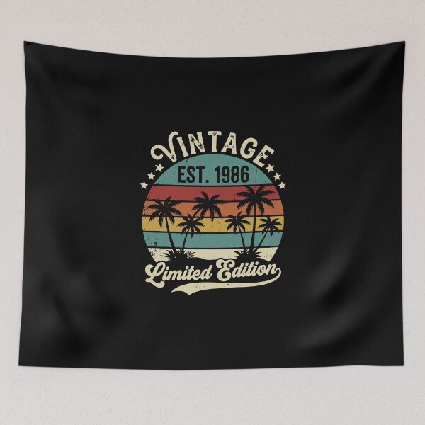 Item preview, Vintage Est. 1986 Limited Edition Birthday Born In 1986 designed and sold by PopStars1993.