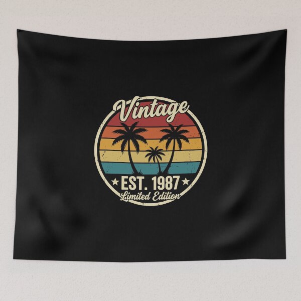 Item preview, Vintage Est. 1987 Limited Edition Born In 1987 Birthday designed and sold by PopStars1993.