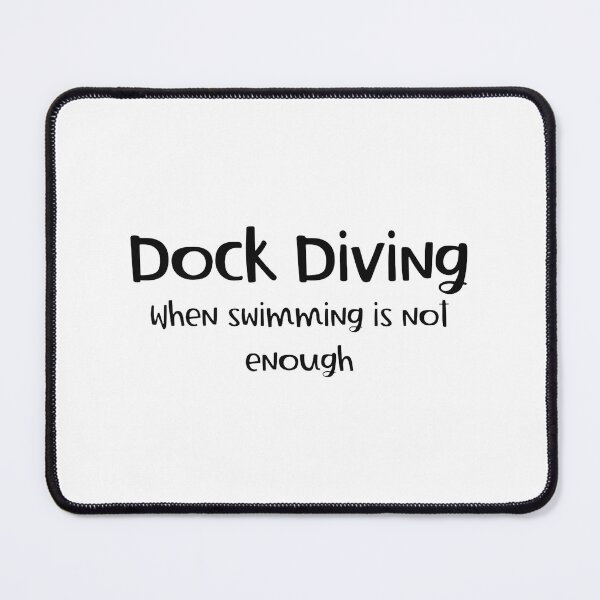 Item preview, Dock Diving Sport Enthusiast Design for Water and Dog Lovers designed and sold by kevinmonebiang.