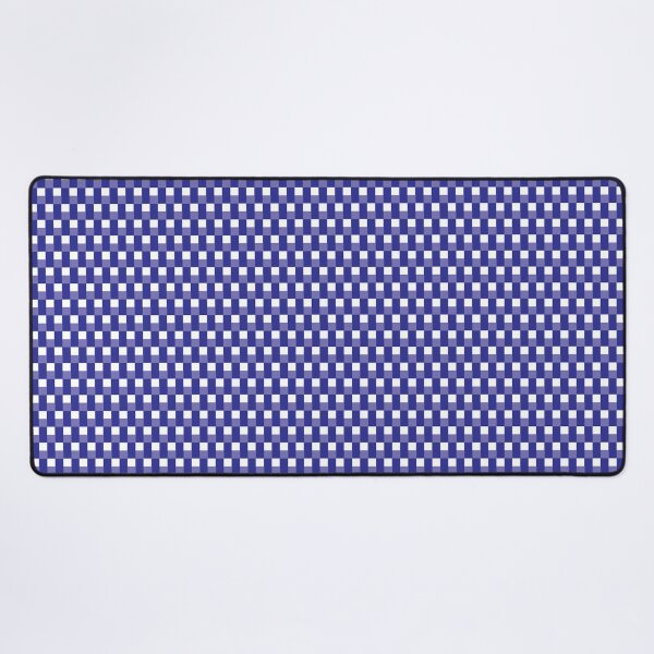 Item preview, Blue and White Carbon Fiber Weave Texture Pattern designed and sold by AyaanArtStudio.