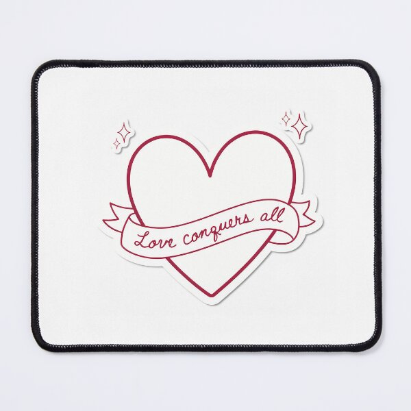 Item preview, Love Conquers All Minimalist Heart designed and sold by NiftyWrx.