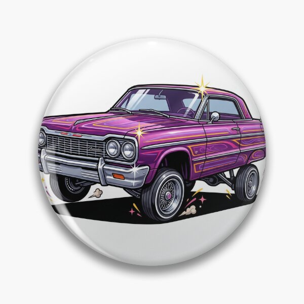 Item preview, Retro Purple Lowrider Custom Hydraulic Sticker designed and sold by Fixnovaguide.