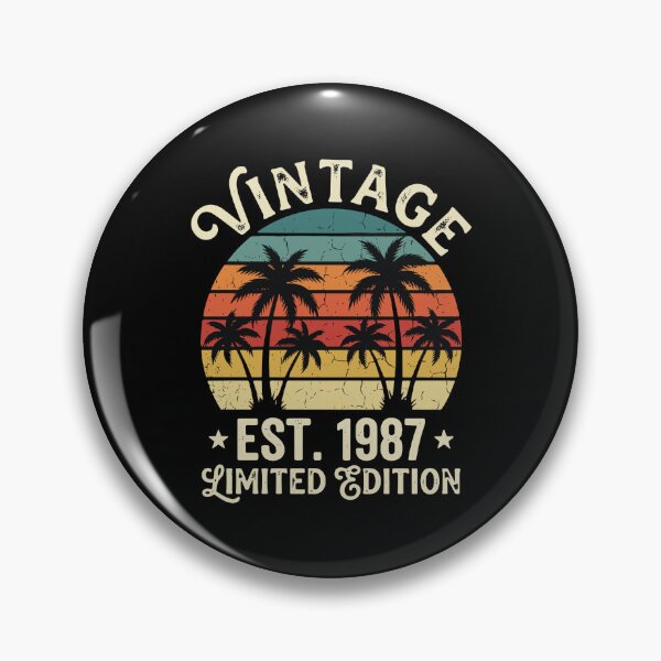 Item preview, Vintage Est. 1987 Limited Edition Born 1987 Birthday  designed and sold by PopStars1993.