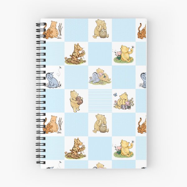 Item preview, Colcha clásica de retazos de Winnie the Pooh azul claro designed and sold by ColorFlowArt.
