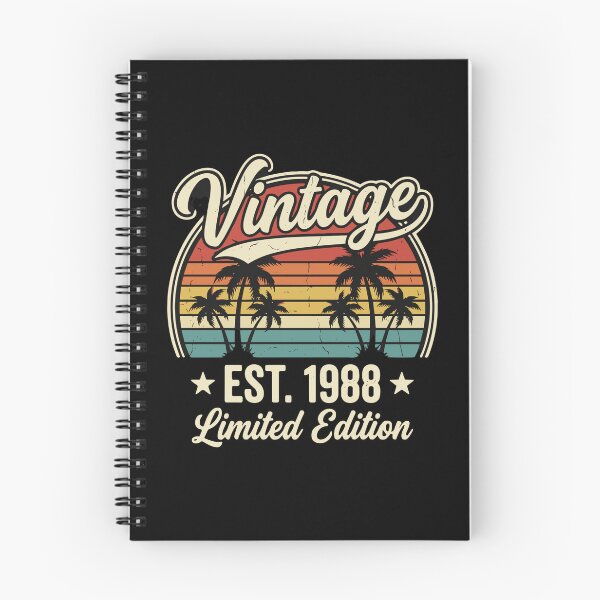 Item preview, Vintage Est. 1988 Limited Edition Birthday Born In 1988 Men Women designed and sold by PopStars1993.