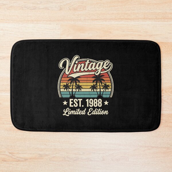 Aperçu de l'œuvre Vintage Est. 1988 Édition Limitée Anniversaire Né(e) en 1988 Homme Femme créée et vendue par PopStars1993.