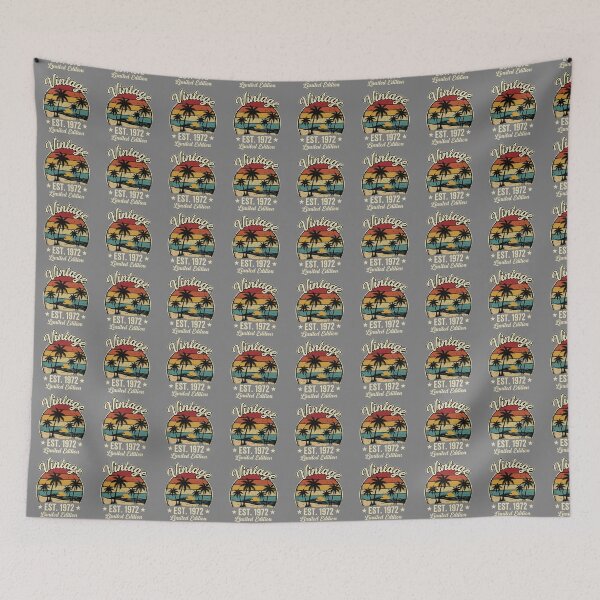 Item preview, Vintage Est. 1972 Edición limitada Cumpleaños Hombres Mujeres designed and sold by SofiBlair.
