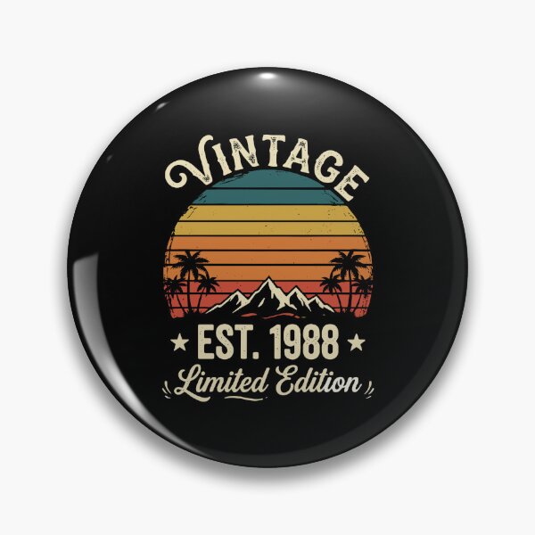 Artikelvorschau, Vintage Est 1988 Limited Edition Birthday Legend Born 1988 entworfen und verkauft von PopStars1993.