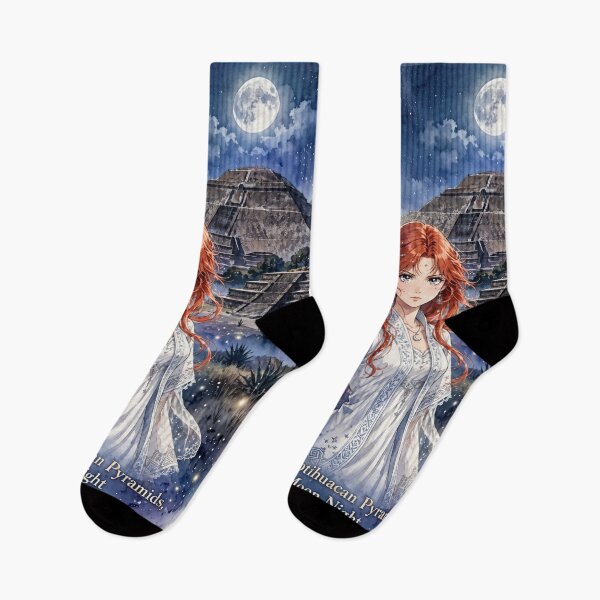 Item preview, Mexico - Teotihuacan Pyramids,  Redhead Knight Time Traveler 2 designed and sold by DibujandoPorfa.