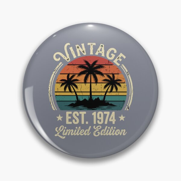 Item preview, Vintage Est. 1974 Limited Edition Fiftieth Birthday Born 1974 designed and sold by SofiBlair.