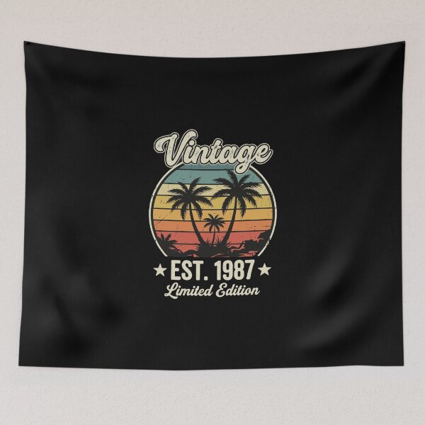 Item preview, Vintage Est. 1987 Limited Edition Born 1987 Birthday designed and sold by PopStars1993.