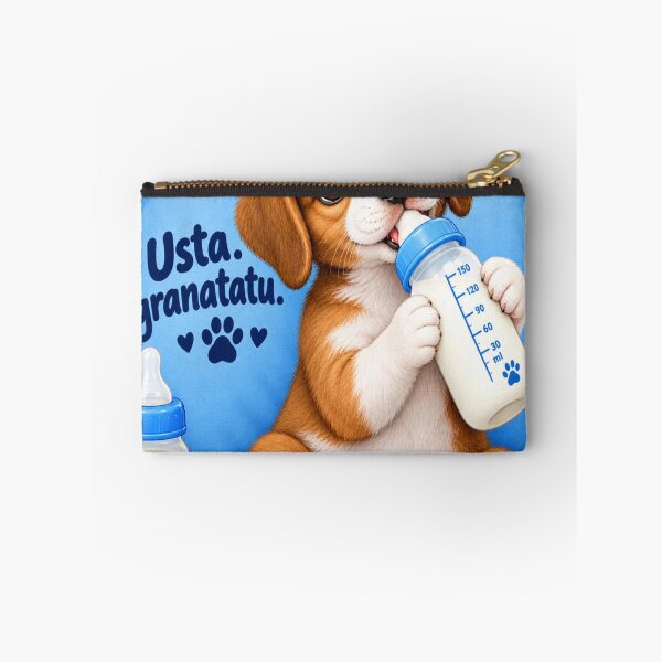 Item preview, Cute puppy drinking milk art  designed and sold by urbanshop7.