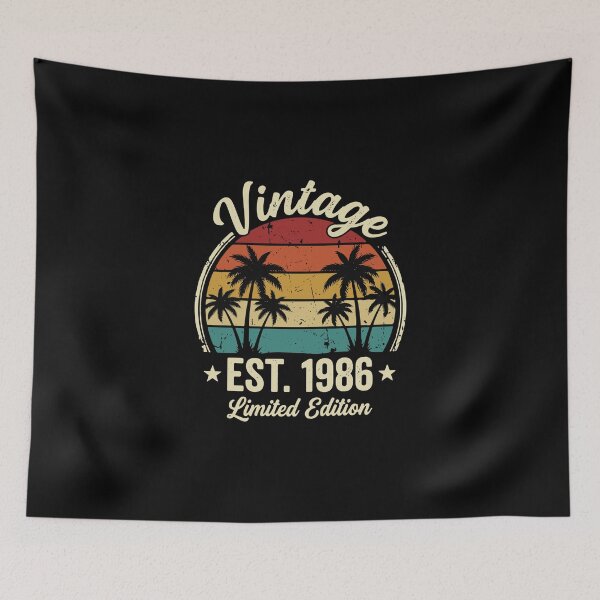 Item preview, Vintage Est. 1986 Limited Edition Birthday Born In 1986 designed and sold by PopStars1993.