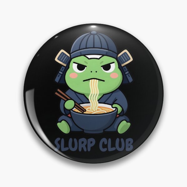 Item preview, Grumpy Frog Eating Ramen designed and sold by Positive&FunnyThings.