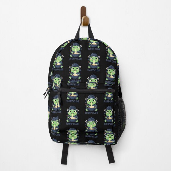 Item preview, Grumpy Frog Eating Ramen designed and sold by Positive&FunnyThings.