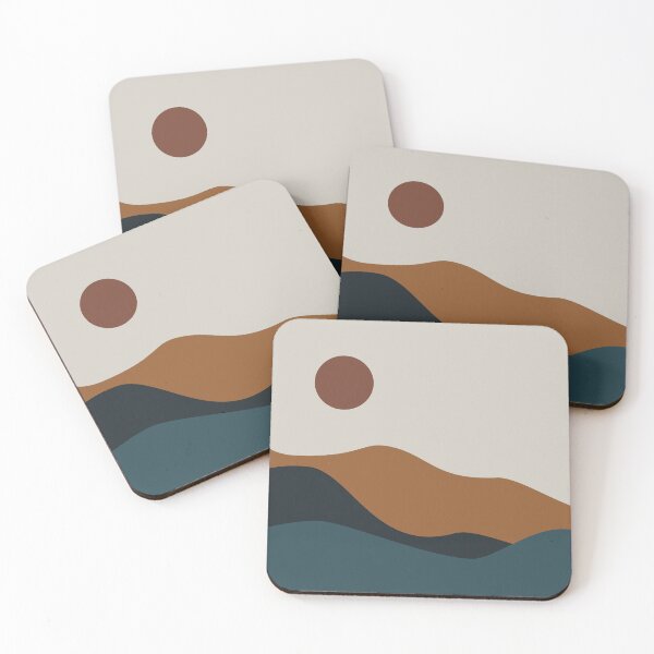 Item preview, Minimalist Boho Mountain Sunset designed and sold by darkskinbender.