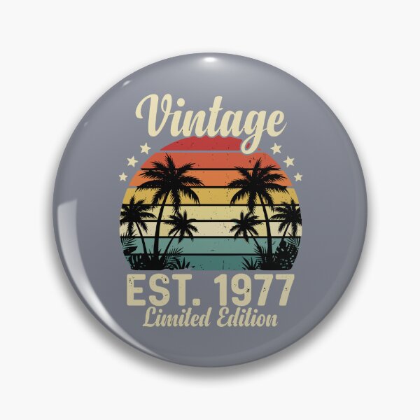 Item preview, Vintage Est. 1977 Limited Edition Born 1977 Birthday Men Women designed and sold by SofiBlair.