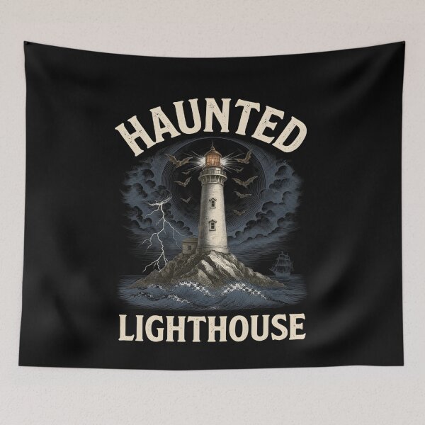 Item preview, Haunted Lighthouse Spooky Coast designed and sold by MooonTees.