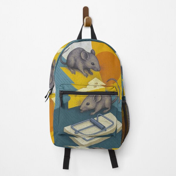 Item preview, Two Mice and Cheese illustration – A Classic Mousetrap Scene designed and sold by GalleryKauffeld.
