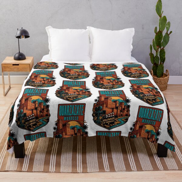 Item preview, Ouarzazate Morocco Vintage Travel Tourism designed and sold by TravelersGems.