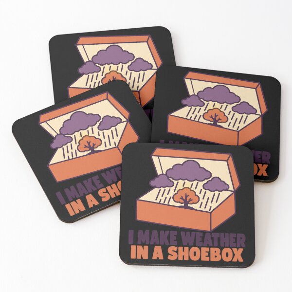 Item preview, I Make Weather In A Shoebox Miniature World Humor designed and sold by DreamLayerStudio.