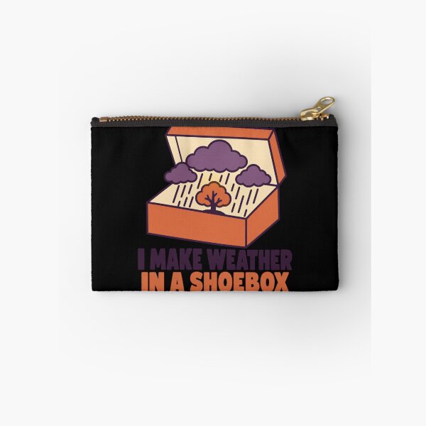 Item preview, I Make Weather In A Shoebox Miniature World Humor designed and sold by DreamLayerStudio.