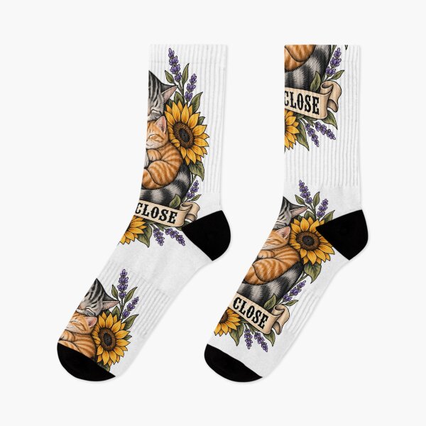 Item preview, Purred Close Cat Kitten Sunflower Art designed and sold by Old's Cool Cat Studio.