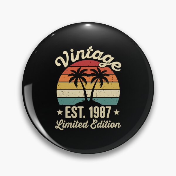 Item preview, Vintage Est. 1987 Limited Edition 37th Birthday Born In 1987  designed and sold by PopStars1993.