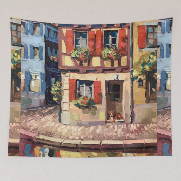 Item preview, Colmar Little Venice Travel Poster – Alsace Canal Village designed and sold by CARRAANN.