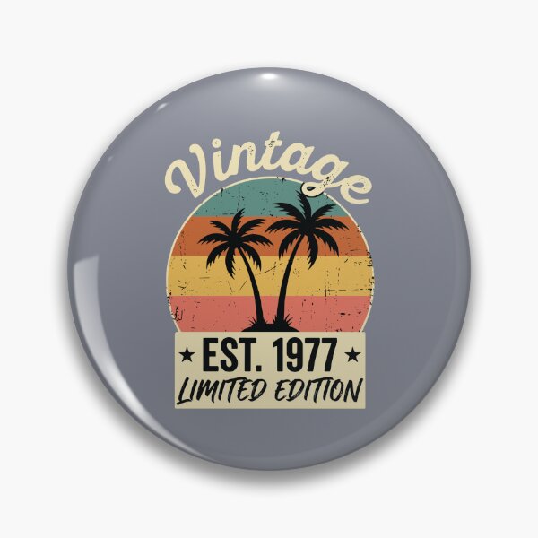 Item preview, Vintage Est. 1977 Limited Edition Born 1977 Birthday  designed and sold by SofiBlair.